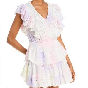 LoveShackFancy Gwen multicolor mini dress P